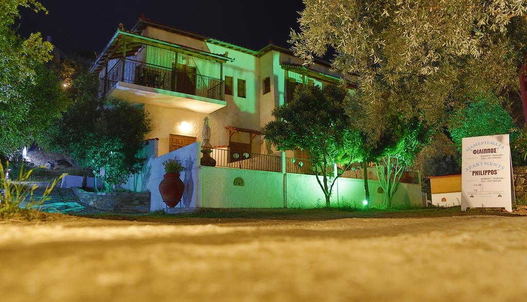 Philippos Apartments Áfiszosz Kültér fotó